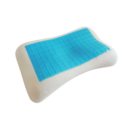 Μαξιλάρι MEMORY FOAM ΜΕ COOL GEL CONTOURED CURVED