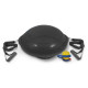 AMILA Balance Ball με Ξύλινη Βάση Mat Black 63cm