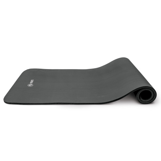 Στρώμα Γυμναστικής Plura NBR 100kg 183x60x1,5cm - Μαύρο