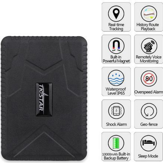 Φορητή αδιάβροχη συσκευή Gps Tracker με μαγνήτη και μπαταρία 10.000 mAh για 2 μήνες συνεχή λειτουργία