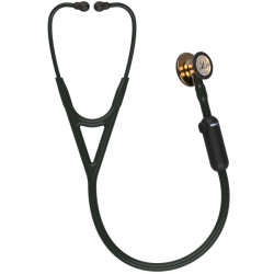 3M Littmann CORE Ψηφιακό Στηθοσκόπιο, High Polish Copper, Μαύρος Αυλός, Στέλεχος και Ακουστικά