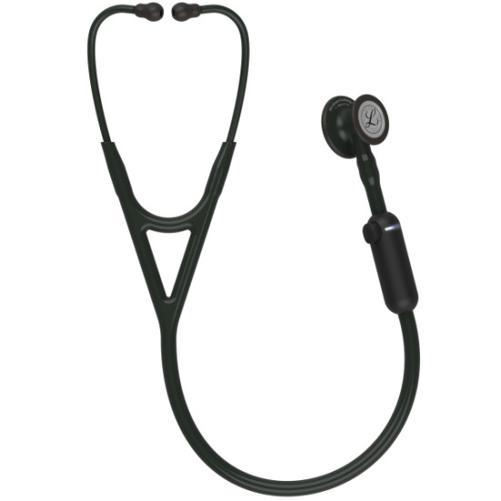 3M Littmann CORE Ψηφιακό Στηθοσκόπιο, Μαύρος Κώδωνας, Αυλός, Στέλεχος και Ακουστικά, 69 cm