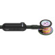 3M Littmann CORE Ψηφιακό Στηθοσκόπιο, High Polish Rainbow, Μαύρος αυλός, Στέλεχος και Ακουστικα