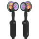 3M Littmann CORE Ψηφιακό Στηθοσκόπιο, High Polish Rainbow, Μαύρος αυλός, Στέλεχος και Ακουστικα