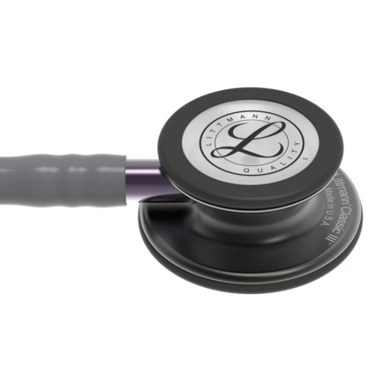 Στηθοσκόπιο 3M™ Littmann Classic III Γκρι με κώδωνα smoke, στέλεχος violet