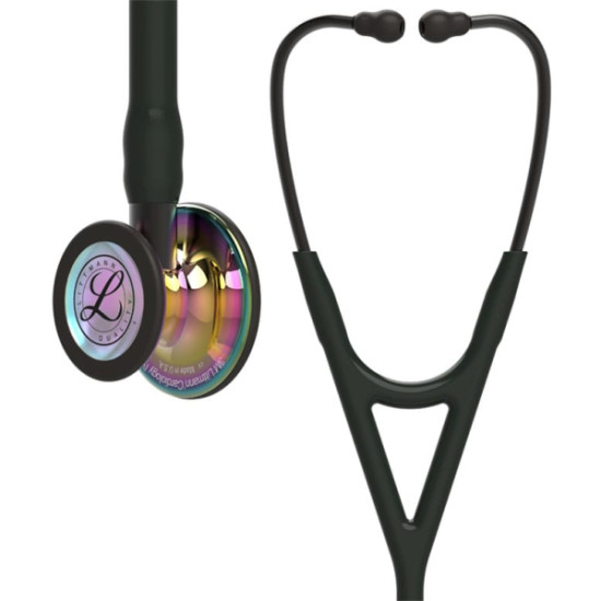 Στηθοσκόπιο 3M™ Littmann Cardiology IV Black/ rainbow finish,smoke stem