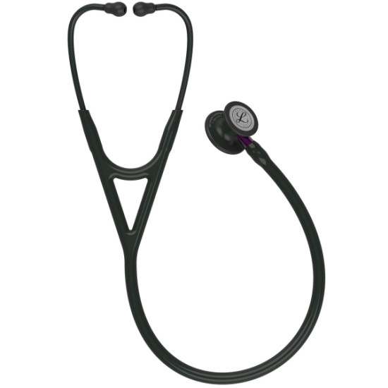 Στηθοσκόπιο 3M™ Littmann Cardiology IV Black με κώδ.μαύρο, στέλεχος violet