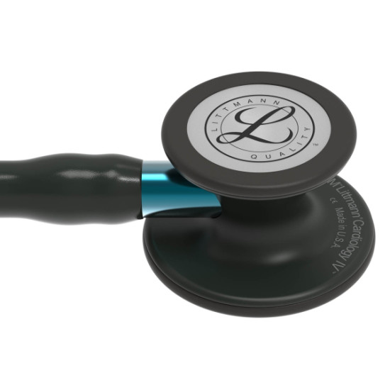Στηθοσκόπιο 3M™ Littmann Cardiology IV Black με κώδ.μαύρο, στέλεχος blue