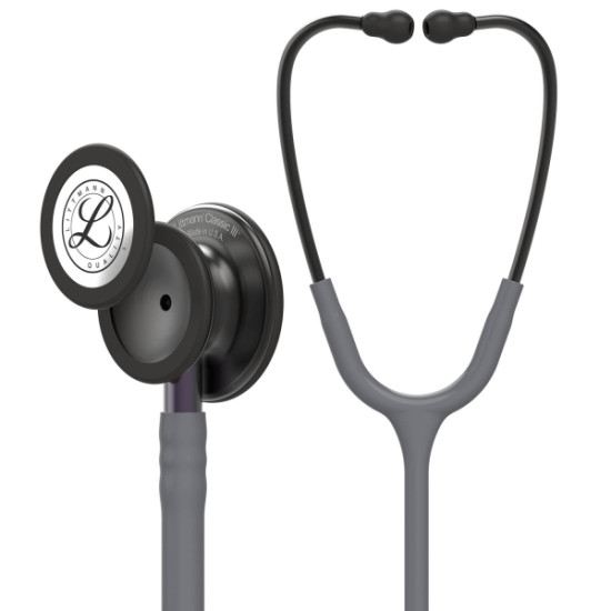 Στηθοσκόπιο 3M™ Littmann Classic III Γκρι με κώδωνα smoke, στέλεχος violet