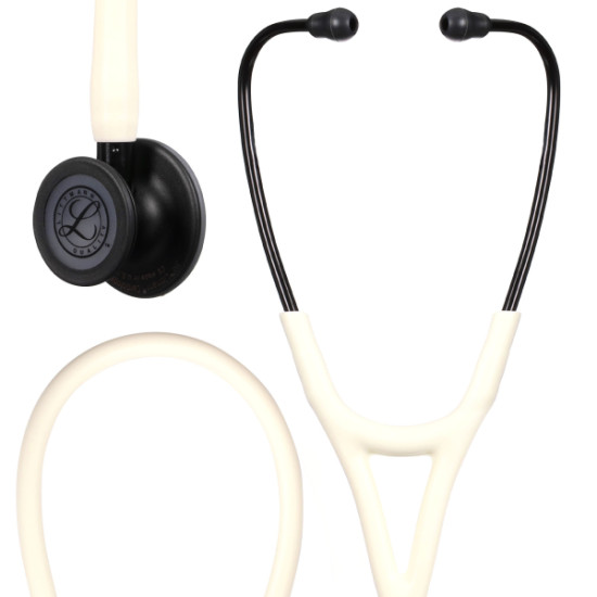 Στηθοσκόπιο 3M™ Littmann® Cardiology IV™, Black Matte Chestpiece, Alabaster Satin Finish