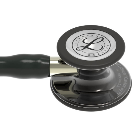 Στηθοσκόπιο 3M™ Littmann® Cardiology IV™ Μαύρο,Κώδ. High Polish Smoke-Finish,Στέλεχος Champagne