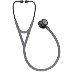 Στηθοσκόπιο 3M™ Littmann® Cardiology IV™ Gray, Κώδωνα High Polish Smoke-Finish
