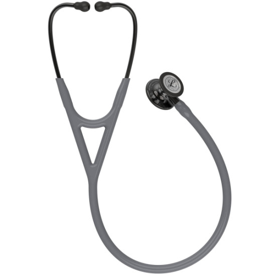 Στηθοσκόπιο 3M™ Littmann® Cardiology IV™ Gray, Κώδωνα High Polish Smoke-Finish