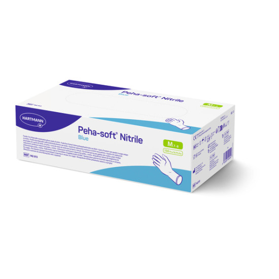 Peha-soft Nitrile blue εξεταστικά γάντια νιτριλίου χωρίς πούδρα 150 τμχ.