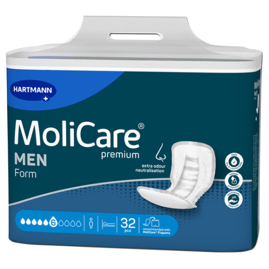 MoliCare premium Form men ανδρικές σερβιέτες ακράτειας 6 σταγόνων