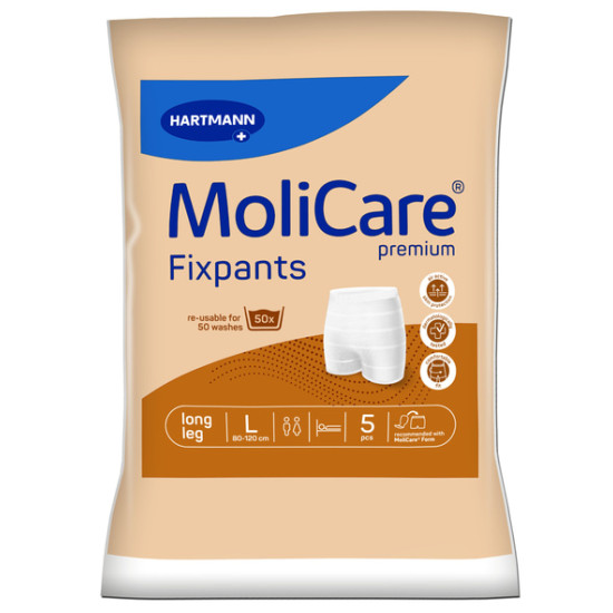 MoliCare Fixpants premium ελαστικά κιλοτάκια long leg 5 τεμ.
