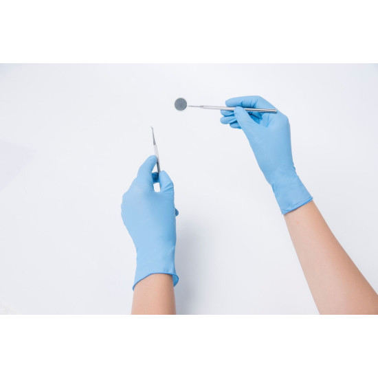 Peha-soft Nitrile blue εξεταστικά γάντια νιτριλίου χωρίς πούδρα 150 τμχ.