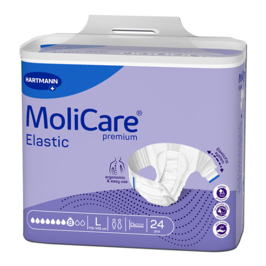 MoliCare Premium Slip Elastic Πάνες νύχτας, 8 σταγόνες