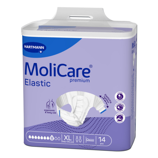 MoliCare Premium Slip Elastic Πάνες νύχτας, 8 σταγόνες