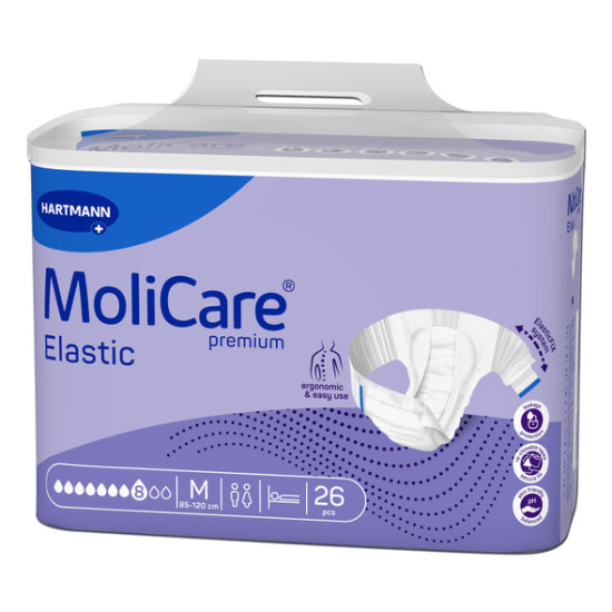 MoliCare Premium Slip Elastic Πάνες νύχτας, 8 σταγόνες