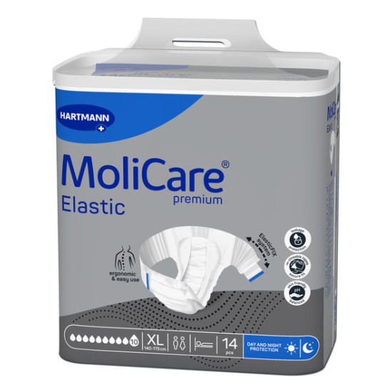 MoliCare Premium Slip Elastic Πάνες νύχτας, 10 σταγόνες