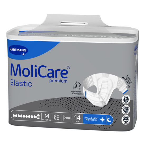 MoliCare Premium Slip Elastic Πάνες νύχτας, 10 σταγόνες