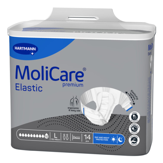 MoliCare Premium Slip Elastic Πάνες νύχτας, 10 σταγόνες