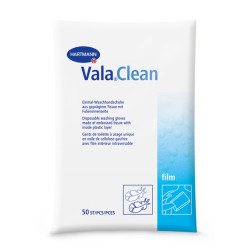 Vala Clean Film γάντια λουτρού 50τεμ.