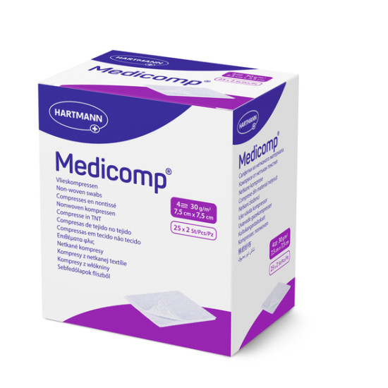 Medicomp αποστειρωμένη γάζα non-woven 25 τμχ.