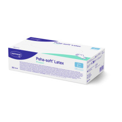 Peha-soft latex protect εξεταστικά γάντια λάτεξ χωρίς πούδρα 100 τμχ.