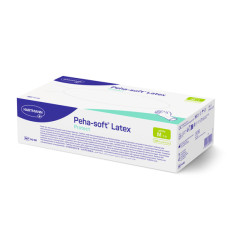 Peha-soft latex protect εξεταστικά γάντια λάτεξ χωρίς πούδρα 100 τμχ.