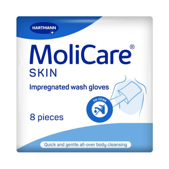 MoliCare Skin γάντια καθαρισμού 8 τεμάχια