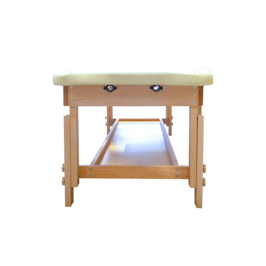 Ξύλινο κρεβάτι – μπεζ (πλάτος 70cm)