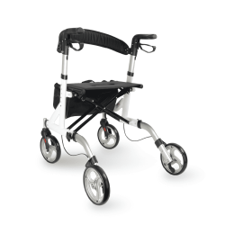 Περιπατητήρας ενηλίκων Rollator αλουμινίου λευκός