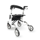 Περιπατητήρας ενηλίκων Rollator αλουμινίου λευκός