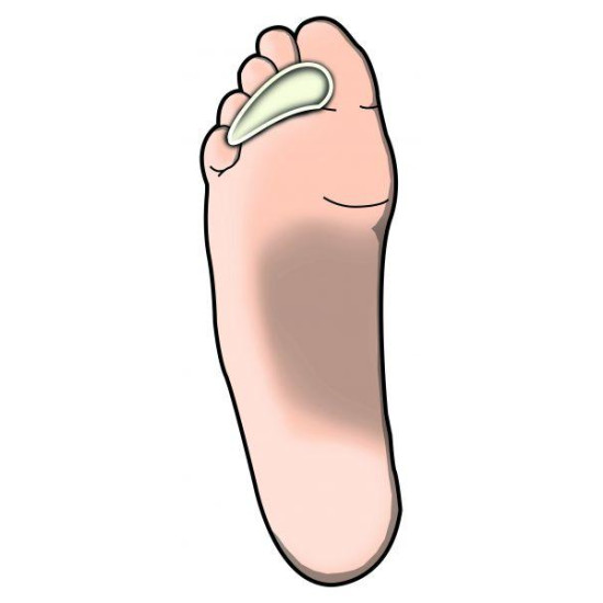 ΠΕΛΜΑΤΑ GEL ΣΦΥΡΟΔΑΚΤΥΛΙΑΣ "TOE CREST"