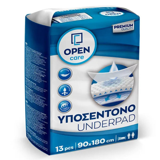 Υποσέντονα Open Care Premium 90x180cm, 13τεμ.