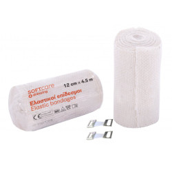 Επίδεσμος ελαστικός Soft Care 12 cm x 4,5 m