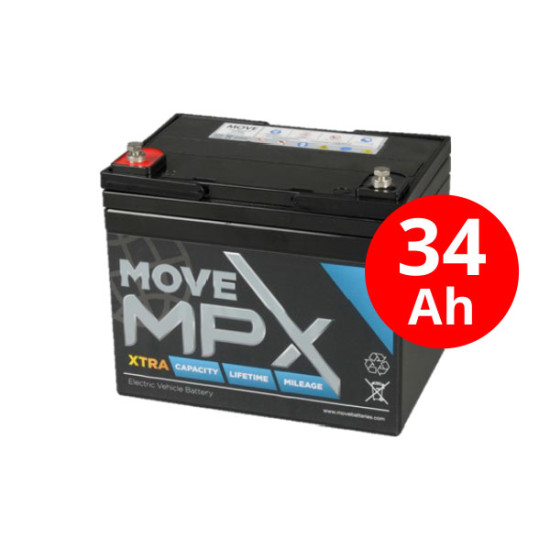 Μπαταρία AGM MPX 34-12 (36Ah-C20/12V)