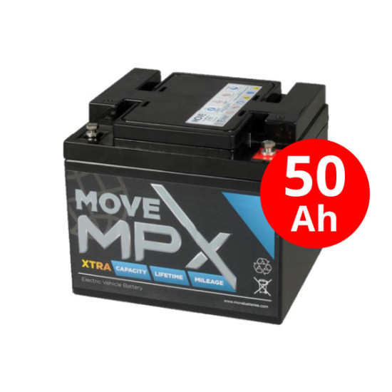 Μπαταρία AGM MPX 50-12 (55Ah-C20/12V)