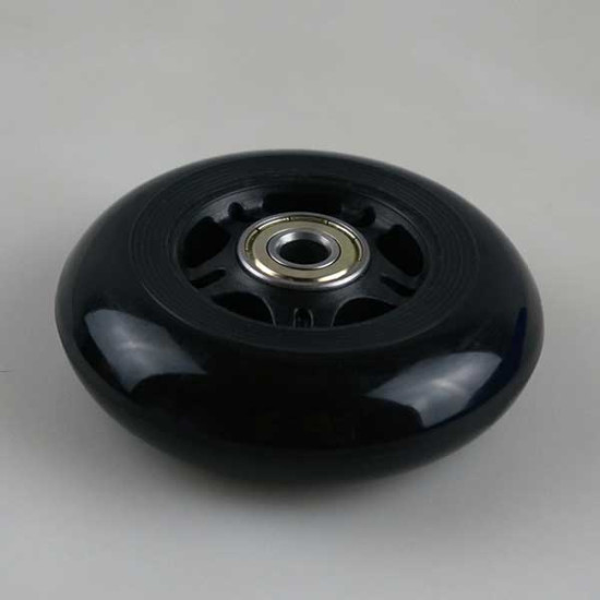 80x24mm τροχός πλαστικός