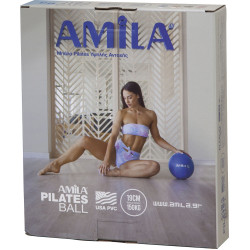 Μπάλα Γυμναστικής AMILA Pilates Ball 19 cm Μπλε