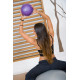 Μπάλα Γυμναστικής AMILA Pilates Ball 19cm Μωβ Bulk