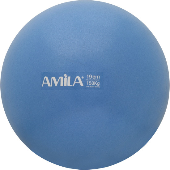 Μπάλα Γυμναστικής AMILA Pilates Ball 19 cm Μπλε Bulk