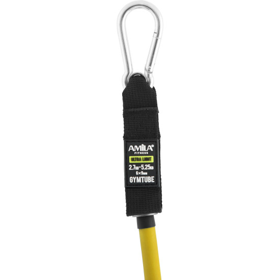 Λάστιχο Αντίστασης AMILA GymTube με Clip Ultra Light