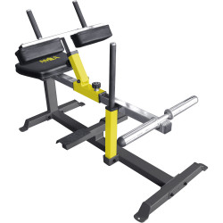 Seated calf raise machine