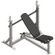 Adjustable olympic bench press
