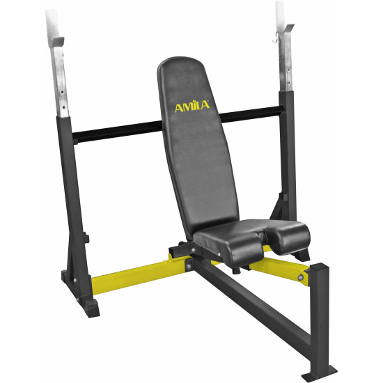Adjustable olympic bench press