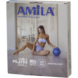 Μπάλα Γυμναστικής AMILA Pilates Ball 19cm Ροζ