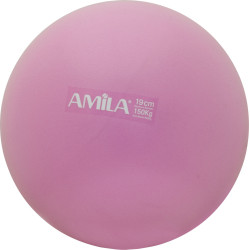 Μπάλα Γυμναστικής AMILA Pilates Ball 19cm Ροζ